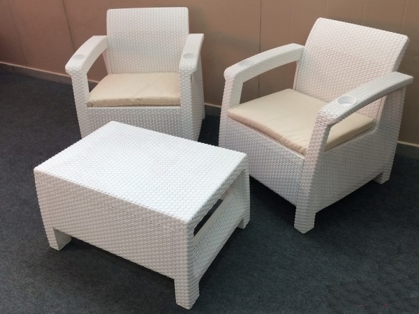 Комплект Yalta Balcony Set белый купить в Баймаке