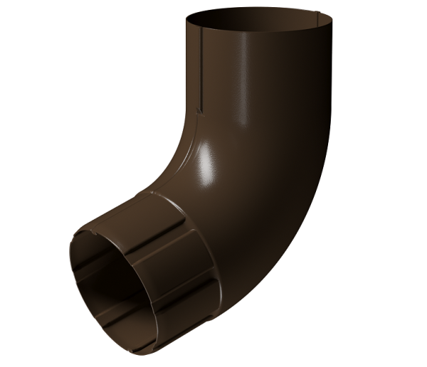 Колено 72° D90 Döcke STAL PREMIUM Каштан, (RAL 8017) купить в Баймаке