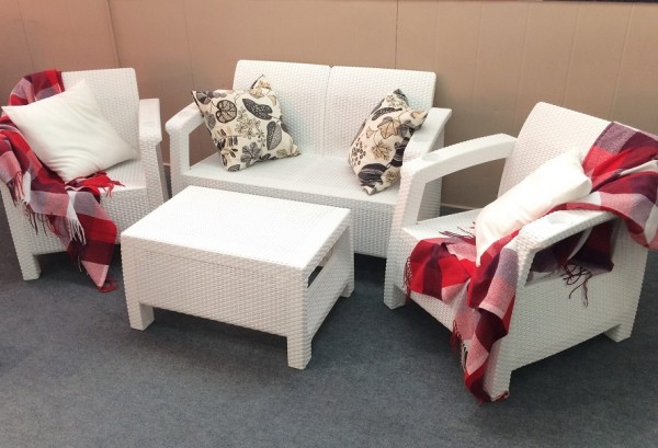 Комплект Yalta Terrace Set белый купить в Баймаке