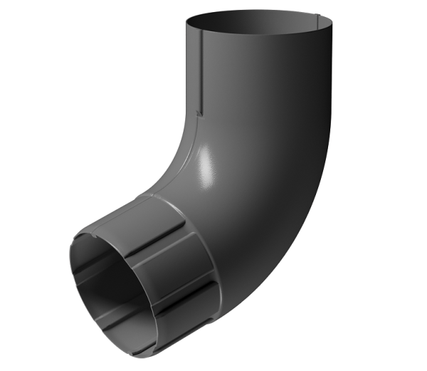 Колено 72° D90 Döcke STAL PREMIUM Графит, (RAL 7024) купить в Баймаке