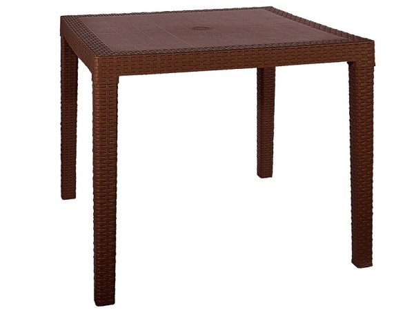Стол квадратный FIJI Quatro Table Коричневый купить в Баймаке