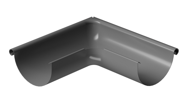 Угол внешний 90° D125 Döcke STAL PREMIUM Графит, (RAL 7024) купить в Баймаке