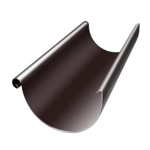 Водосток Grand Line 150x100 – Желоб 3м RAL 8017 купить в Баймаке