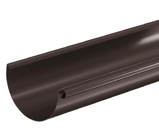 Водосток Aquasistem, система 125x90 - Водосточный желоб 3.00м RR 32 Тёмно Коричневый купить в Баймаке