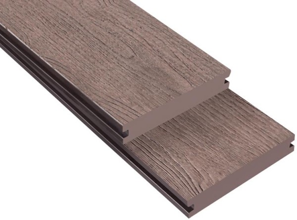 Террасная доска ДПК Outdoor 3D полнотелая NEVADA/CALIFORNIA BROWN коричневая микс купить в Баймаке