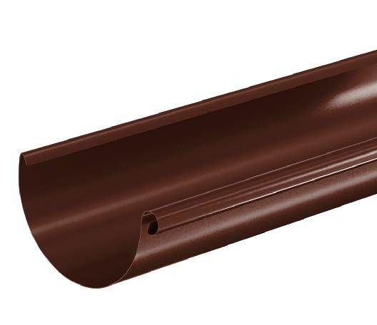 Водосток Aquasistem, система 125x90 - Водосточный желоб 3.00м RAL 8017 Коричневый купить в Баймаке