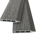 Заборная панель шип-паз EasyDecking Wood-Х 146х20 Серый купить в Баймаке