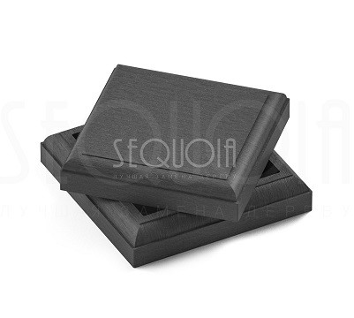 Комплект крышка/юбка для столба SEQUOIA GRAY купить в Баймаке