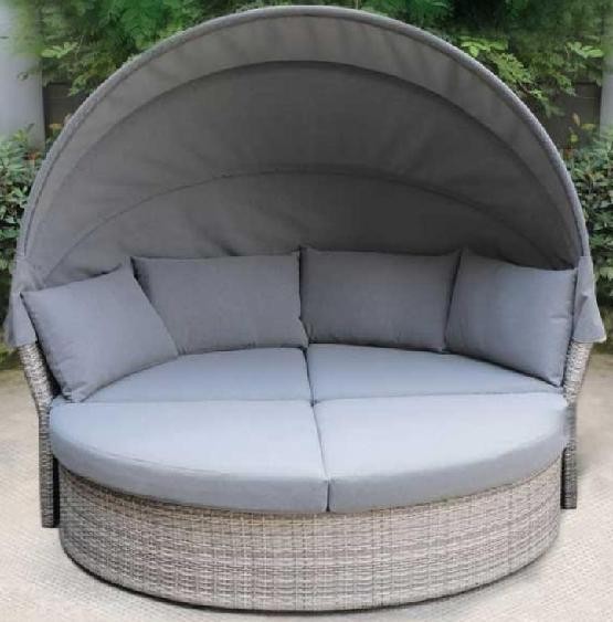 Диван-Трансформер AFINA плетеный из иск. ротанга AFM-325G Grey купить в Баймаке