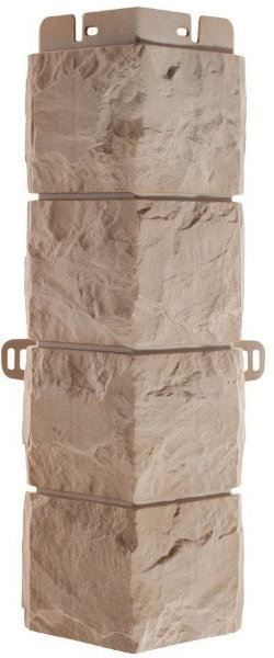 Фасадная панель Наружный угол фагот (талдомский), 0,45 х 0,13м (н) купить в Баймаке
