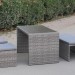 Диван-Трансформер AFINA плетеный из иск. ротанга S330G-W78 Grey купить в Баймаке
