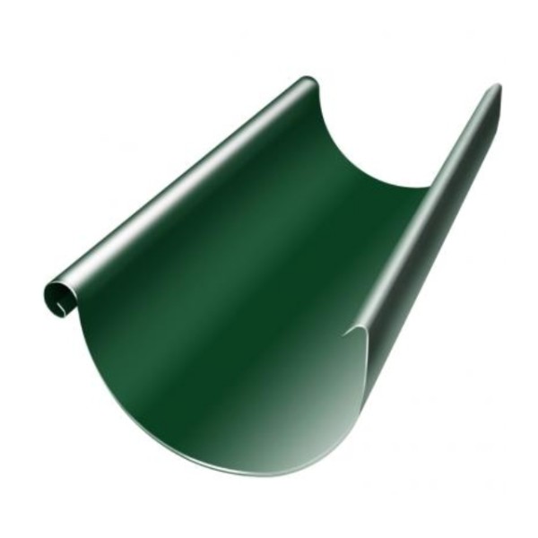 Водосток Grand Line 125x90 – Желоб 3м RAL 6005 купить в Баймаке