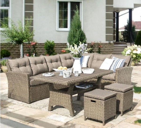Комплект мебели AFINA плетеной из иск. ротанга AFM-307B Beige купить в Баймаке