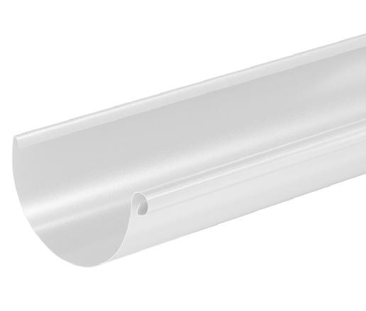 Водосток Aquasistem, система 125x90 - Водосточный желоб 3.00м RAL 9003 Белый купить в Баймаке