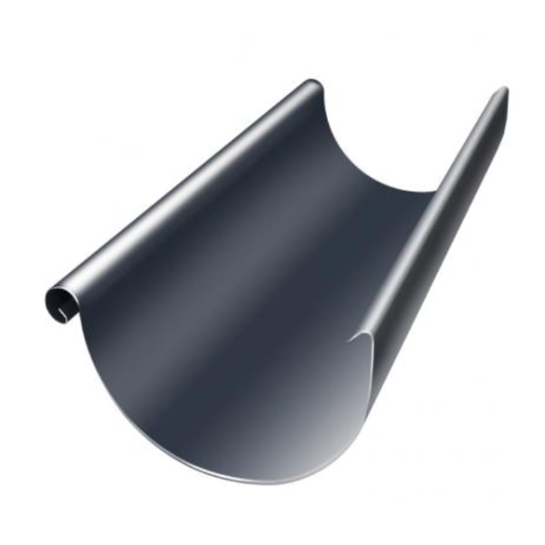 Водосток Grand Line 150x100 – Полукруглый желоб 3 метра RAL 7024 купить в Баймаке