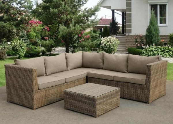 Комплект мебели AFINA плетеной из иск. ротанга YR825B Beige купить в Баймаке