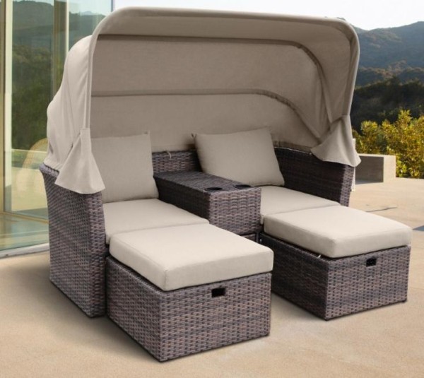 Комплект мебели AFINA плетеной из иск. ротанга AFM-330B Brown купить в Баймаке