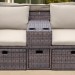 Комплект мебели AFINA плетеной из иск. ротанга AFM-330B Brown купить в Баймаке