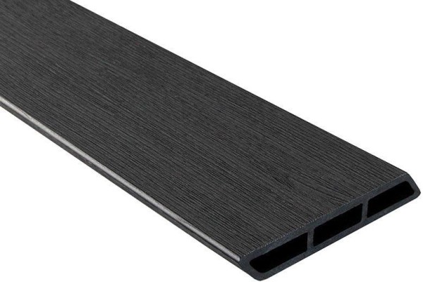 Доска Ромбус 3D ДПК Outdoor STORM BLACK черная купить в Баймаке