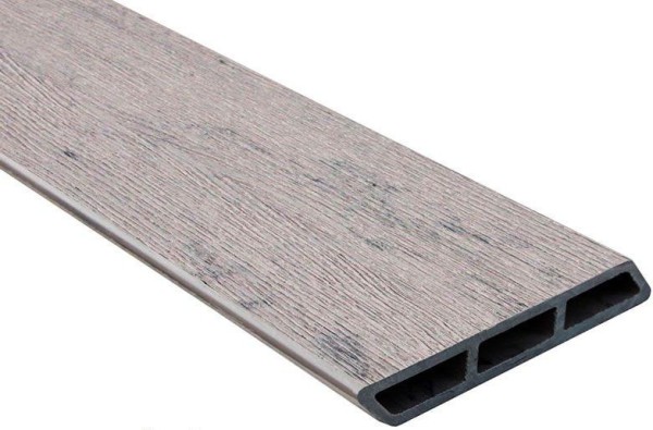 Доска Ромбус 3D ДПК Outdoor STORM GREY серая микс купить в Баймаке