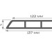 Доска Ромбус 3D ДПК Outdoor STORM GREY серая микс купить в Баймаке