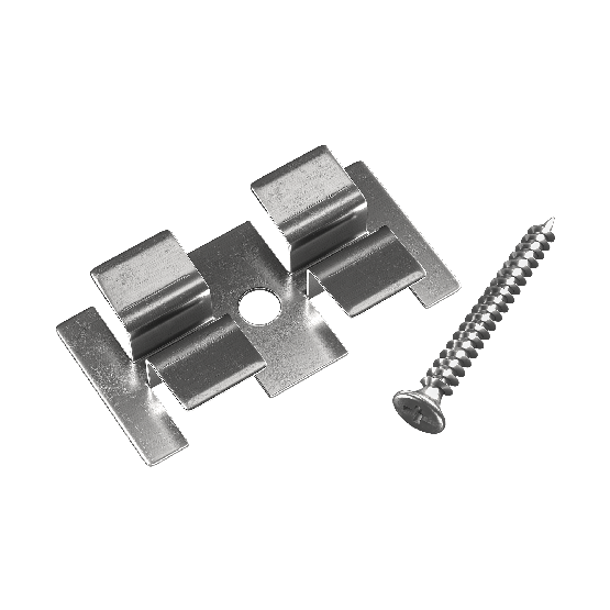 Клипса с саморезом, Grinder шовный монтаж 5 mm купить в Баймаке