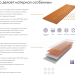 Фибросайдинг DECOVER 3600 x 190 x 8 мм Bordo купить в Баймаке