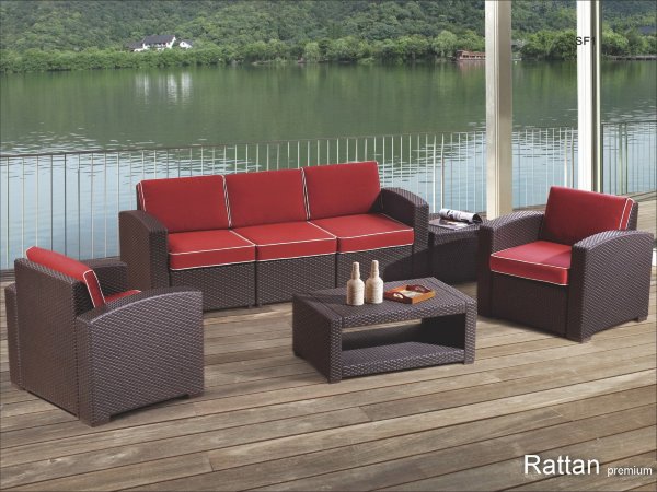 Уличные диваны и кресла коллекции Rattan Premium 5  купить в Баймаке