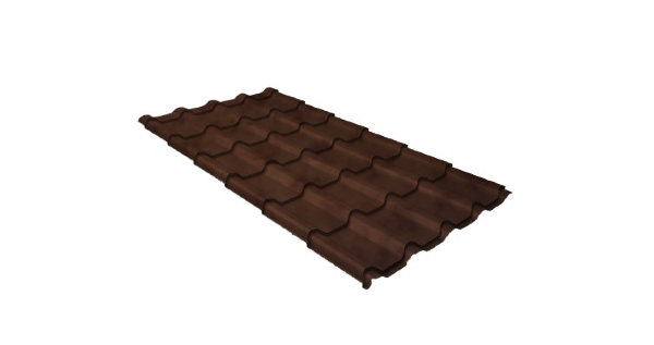 Металлочерепица камея 0,45 Safari Twincolor Brown купить в Баймаке