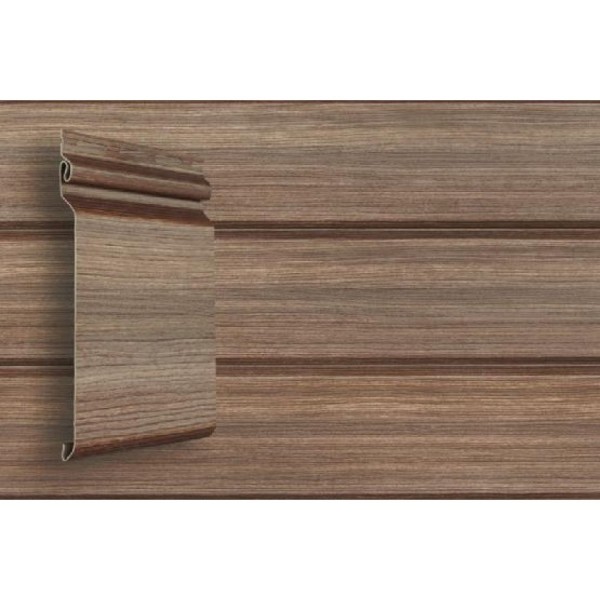 Виниловый сайдинг Grand Line Natural-Брус Tundra - Кедр купить в Баймаке