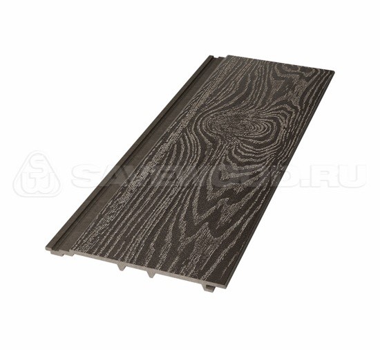 Сайдинг из дпк savewood sw-cedrus тангенциальный распил темно-коричневый купить в Баймаке