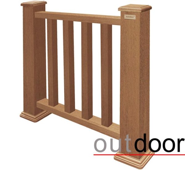 Ограждение из ДПК Outdoor Классик 3D STORM дуб купить в Баймаке