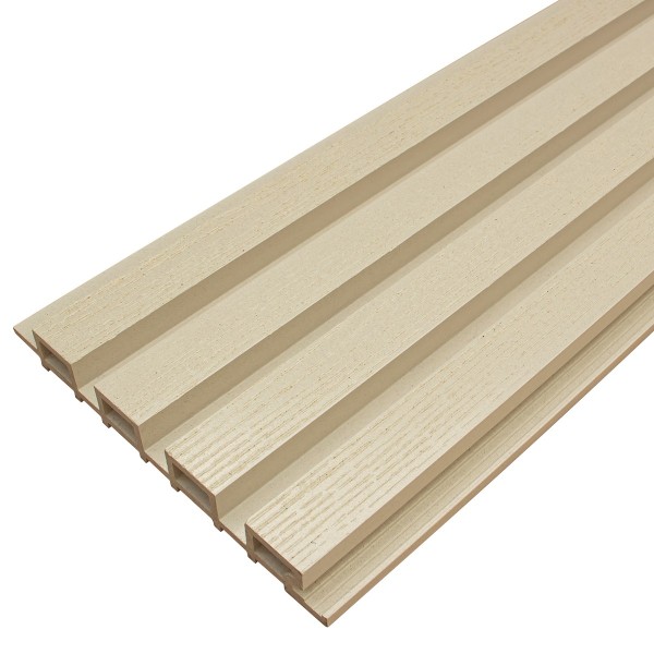 Фасадная доска из ДПК Faynag Wood Рейка Слоновая кость купить в Баймаке