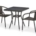 Комплект плетеной мебели AFINA из иск. ротанга T282BNT/Y137C-W53 Brown 2Pcs купить в Баймаке