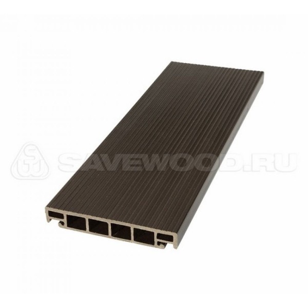 Террасная доска из ДПК SW-Salix «SaveWood» темно-коричневый купить в Баймаке