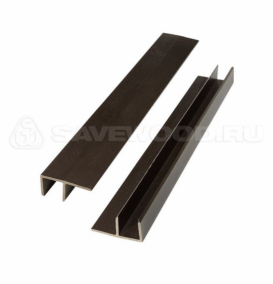 F-профиль ДПК Savewood – Тёмно-коричневый купить в Баймаке