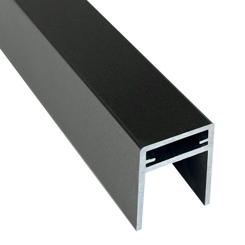 П-профиль Алюминиевый EasyDecking 35x25 Черное дерево купить в Баймаке