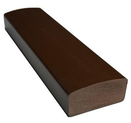 Лавочный брус Ecodecking Некст полнотелый глянцевый 70х35 шоколад купить в Баймаке