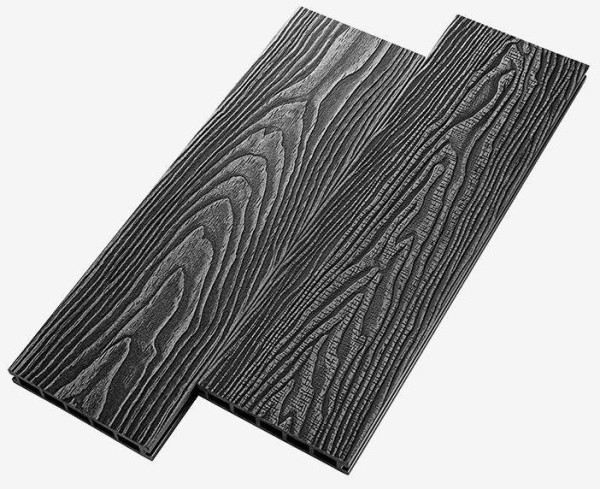 Террасная доска из ДПК RusDecking Unodeck Vintage - Графит купить в Баймаке