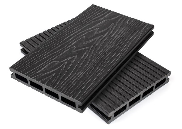 Террасная доская ДПК NanoWood Nature 3D пустотелая Графит купить в Баймаке