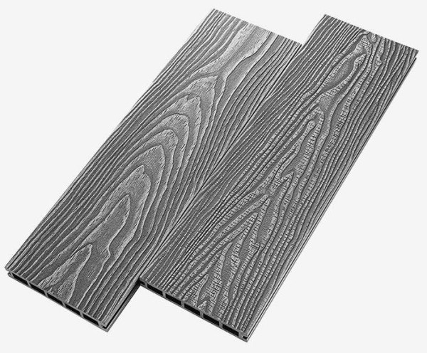 Террасная доска из ДПК RusDecking Unodeck Vintage - Серый купить в Баймаке