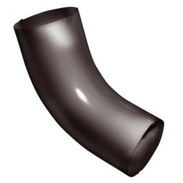 Водосток Grand Line 125x90 – Колено трубы RAL 8017 купить в Баймаке