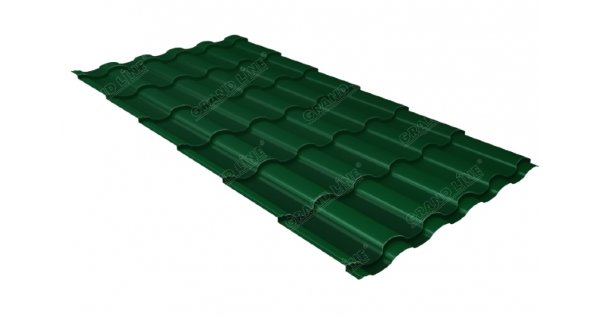Металлочерепица кредо 0,45 Drap RAL 6005 зеленый мох купить в Баймаке